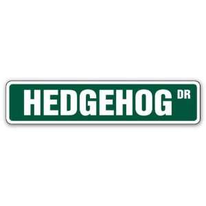  HEDGEHOG Street Sign hedgehogs cage pet signs gift Patio 