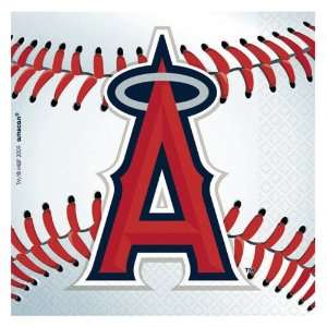 Lets Party By Amscan Los Angeles Angels Baseball   Beverage Napkins