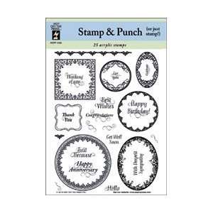  New   Hot Off The Press Acrylic Stamps 6X8 Sheet   Stamp 