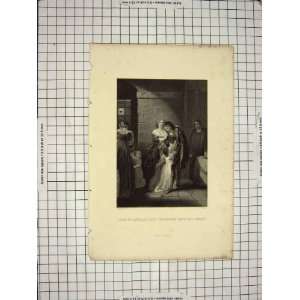   ANTIQUE PRINT c1790 c1900 LORD RUSSEL FAMILY PAYNE