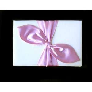   Satin Bow Ivory Wedding Bridal Reception Guest Book: Everything Else