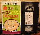 INTEGRITYS GOD made FaMiLiEs Vhs Christian Infant Toddler Baby Faith 