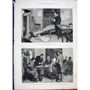    Ireland Boycott Rent Drink Agent Old Print 1881