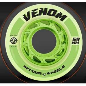  Atom Venom Skate Wheels 8 Pack Hybrid Hardness and Size 