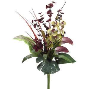 Pack of 4 Artificial Anthurium & Mixed Tropical Floral Bundles 30
