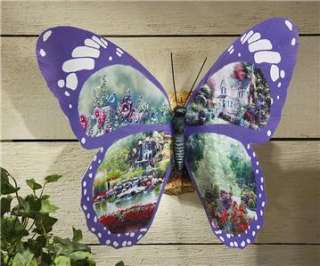 Color Changing Fiber Optic Lighted Butterfly Wall Decor  