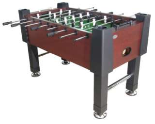    FOOSBALL SOCCER TABLE in MAHOGANY with 1 or 3 MAN GOALIE OPTION~NEW