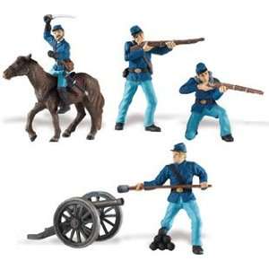  Safari 685304 Union Army Set 2 Miniature  Pack of 4 Toys & Games