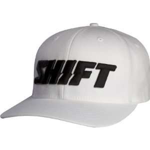  SHIFT Word Flexfit Hat [White] L/XL White L/XL Automotive