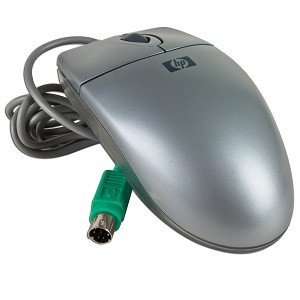  HP 3 Button PS/2 Optical Scroll Mouse (Silver 