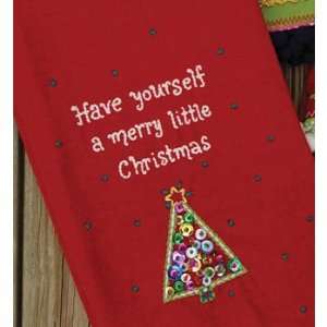    Have Yourself a Merry Little Christmas Tea Towel: Home & Kitchen