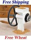   Living Grain Mill Manual Grinder BONUS Free Organic Wheat & Free S&H