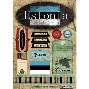     Estonia   Cardstock Stickers   Travel Arts, Crafts & Sewing