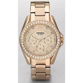 Fossil Riley Plated Stainless Steel Watch   Rose