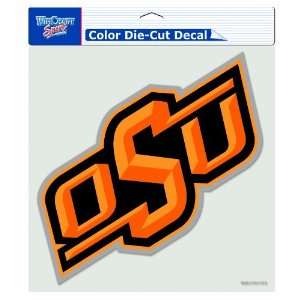  NCAA Oklahoma State Cowboys 8 by 8 Inch Diecut Colored 