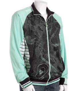 Artful Dodger seafoam polyester Elevation track jacket   up 