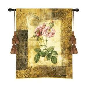 Fine Art Tapestries 3007 WH Blossoming Elegance II Tapestry   Chad 