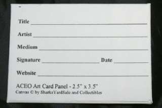 10 ACEO XF Artists supplies Art Canvases Blank Canvas  