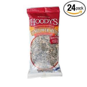 Hoodys Sunflower Seeds, In Shell Roasted Salted, 9 Ounce Bags (Pack 