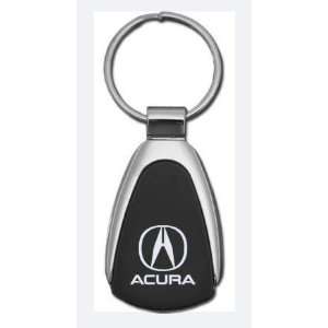  Acura Chrome/Black Tear Drop Keychain: Automotive