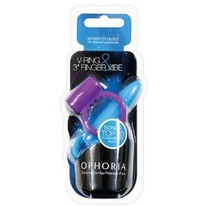  Ophoria v ring & finger vibe combo   purple/blue Health 