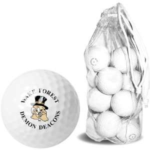  Wake Forest Demon Deacons Collegiate 15 Golf Ball Clear 