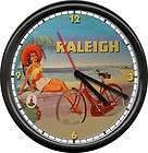 Raleigh Bicycle 1950s Shop Pinup Girl Pin Up Service Dealer Sign Wall 