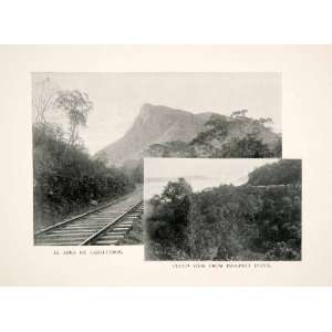  1893 Print Abra Caballeros Mountain Hill Mexico San Luis Potosi 