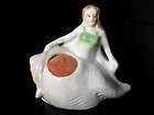 VINTAGE ANTIQUE BATHING BEAUTY MERMAID LADY SHELL PIN CUSHION SEWING 