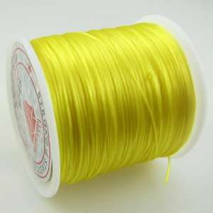  229ft stretch elastic beading cord .5mm yellow