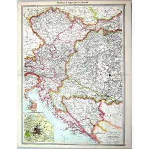   Map Austria Hungary Plan Vienna Trieste Herzegovina Bosnia: Home