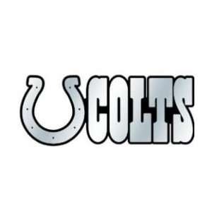  Indianapolis Colts Silver Auto Emblem