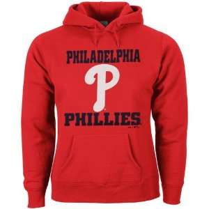  Philadelphia Phillies Ladies Red Athletic Stretch Hoody Sweatshirt 