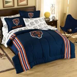  NFL Chicago Bears Embroidered Twin / Full Comforter Set 
