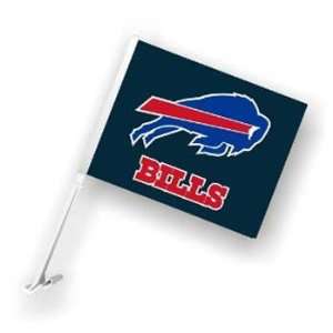  Buffalo Bills Car Flags   Set of 2 Two Sided: Sports 