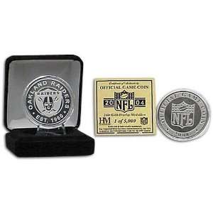    Raiders Highland Mint Kick Off Game Coin