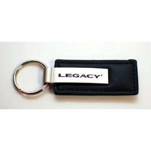   Black Leather Official Licensed Keychain Key Fob Ring: Automotive