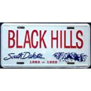  South Dakota Black Hills Metal License Plate Tag: Sports 