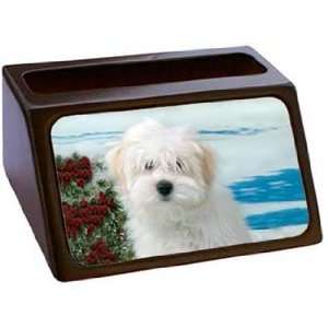  Coton du Tulear Business Card Holder: Office Products