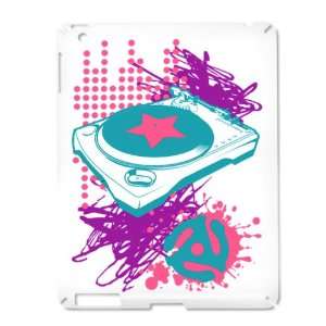  iPad 2 Case White of Neon Turntable 60s 70s 80s 90s Vinyl DJ 