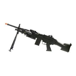 Spring M249 MKII Full Scale SAW Machine Gun Flashlight, Bipod, Full 