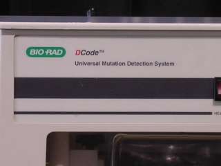 Bio rad DCode Electrophoresis Control Module/Core/Tank  