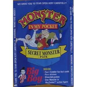  Monster In My Pocket Secret Monster Pack Big Boy Resturant 