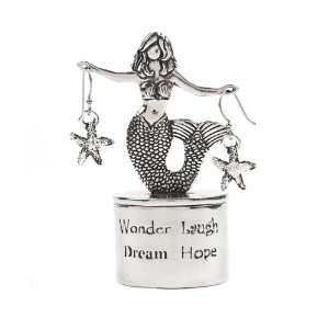  Wonder Laugh Mermaid Treasure Box & Starfish Earring Set 