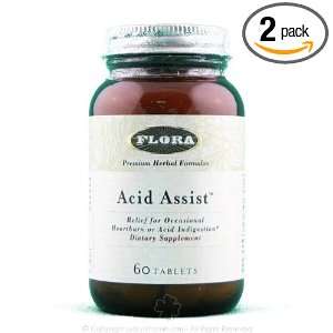  Flora Acid Assist (pocket Dispenser) 30 Tablets (Pack of 2 