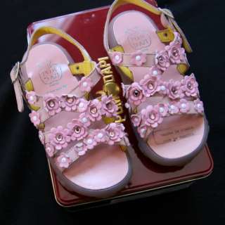 Pom dApi PInk Garden Flowers Diam Girl Sandal Shoe 28  