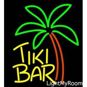  Neon Sign Tiki Bar w/Palm Tree 
