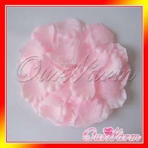  5 bag of 500 pieces light pink silk rose petals f wedding 