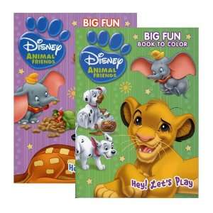  DISNEY Animal Friends Coloring Book, CASE PACK 36 Office 
