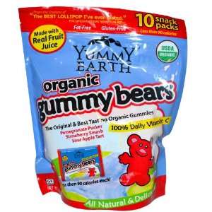 Yummy Earth Organic Gummy Bears & Worms Organic Gummy Bears Family 